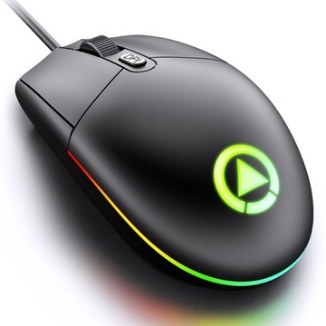 MYSZ PRZEWODOWA GAMINGOWA Z PODŚWIETLENIEM RGB DO LAPTOPA KOMPUTERA GIER