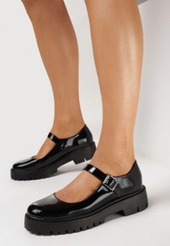 Born2Be Czarne Półbuty damskie 38