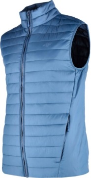 4F ЖИЛЕТ СО СТЕГАНЫМИ РУКАВАМИ M062 ДЖИНСОВЫЙ размер M