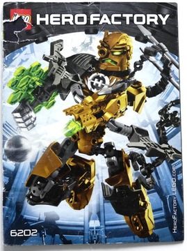 LEGO INSTRUKCJA HERO FACTORY 6202 ROCKA