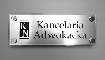 TABLICZKA Biuro Rachunkowe Gabinet DYSTANSE 30x10