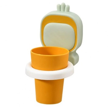Toothbrush Rack Adorable Cartoon Radish Wall-mounted Toothbrush Cup