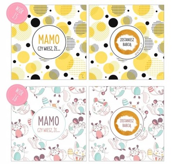 Скретч-карта – Мама, ты будешь бабушкой.