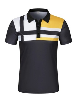 Bestselling men's Polo shirt striped printed butto