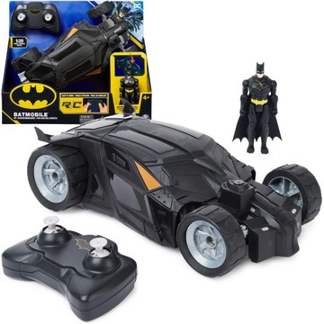 ZESTAW BATMAN BATMOBILE ZDALNIE STEROWANY + FIGURKA POJAZD AUTO RC PILOT
