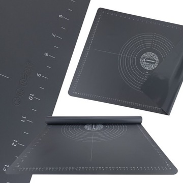 КОВРИК СИЛИКОНОВЫЙ КУХОННЫЙ СТОЛ БОЛЬШОЙ XXL 50x70