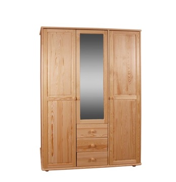 SZAFA DREWNIANA SOSNOWA III 3D/3S PRODUCENT MEBLI