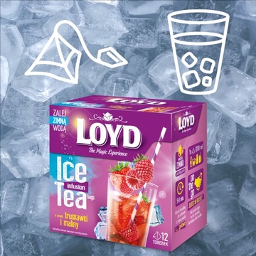 Холодный чай ХОЛОДНЫЙ ЧАЙ Клубника Малина Идеально подходит для лета 12 T. LOYD