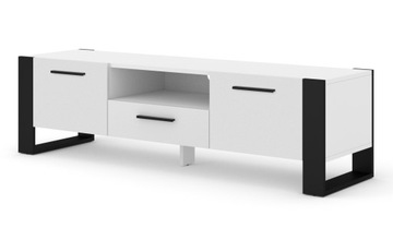 Szafka pod telewizor NUKA 160 cm biały mat