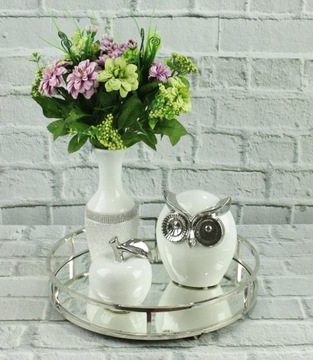 Белый керамический цветочный горшок от DEcodomi.