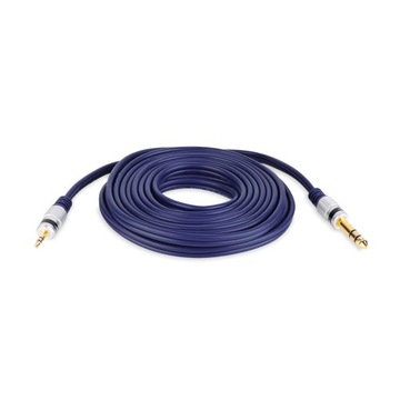 Kabel Jack 3,5 Wtyk - 6,3mm Wtyk VITALCO 5,0 m