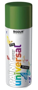 BIODUR EMALIA ZIELONY TRAWA SPRAY 400ML RAL 6010