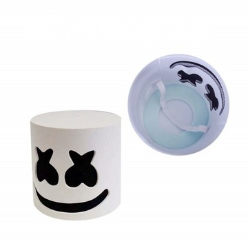 DJ MASK LED MARSHMALLOW ИЗ ПЕНЫ КАПЮШОН С ПОДСВЕТКОЙ ДЛЯ ВЕЧЕРИНКИ MASKIPL