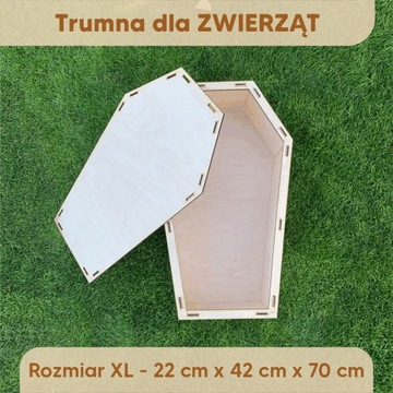 Trumna dla ZWIERZĄT | XL | Wysyłka - 24 h