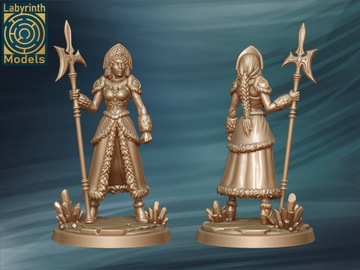 Winter Maiden Guard 1 - Labyrinth Models