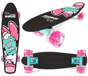 DESKOROLKA DESKA FISZKA MOCNA 55cm MYSZKA MINNIE ALWAYS BE KIND