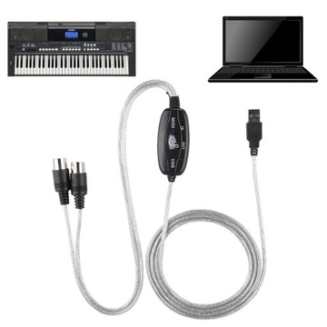 MIDI-ИНТЕРФЕЙС USB ДВУХСТОРОННИЙ MIDI-КАБЕЛЬ