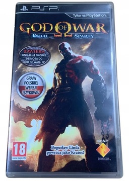 GOD OF WAR DUCH SPARTY płyta bdb+ komplet PL PSP