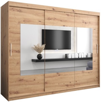 Szafa przesuwna garderoba TORINO - 250 cm