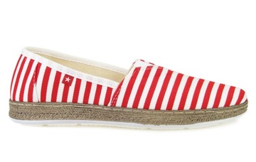 Espadryle damskie Big Star czerwone FF276028 37