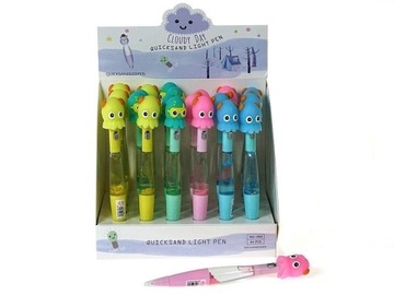 DŁUGOPIS WIELOKOLOROWY OŚMIORNICA ŚWIECĄCA (24SZT)