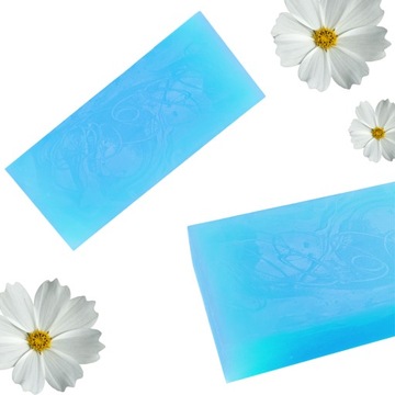 Baza Mydlana Glicerynowa Fluorescencyjna Neonowa Niebieska Zestaw 3x1kg