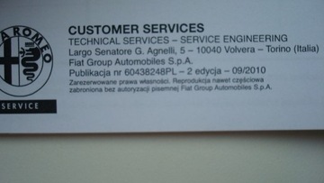 ALFA MITO Польский мануал коробки передач ALFA TCT, 09/2010