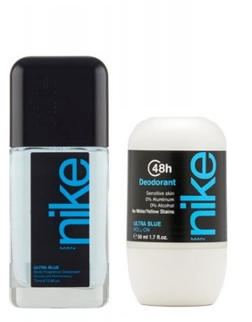 NIKE ULTRA BLUE MAN ZESTAW DNS 75ml+ROLL-ON 50ml