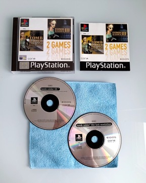TOMB RAIDE DWIE CZĘŚCI PSX PS1 PSone KOMPLETNA PLAYSTATION 1 3XA