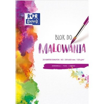 Blok do malowania A3 Oxford