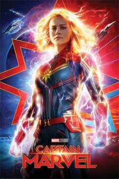 Kapitan Marvel Higher Further Faster plakat 61x91