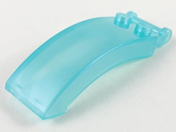 1 szt LEGO 92474 Wodospad, woda, szyba, Satin Trans-Light Blue NOWE