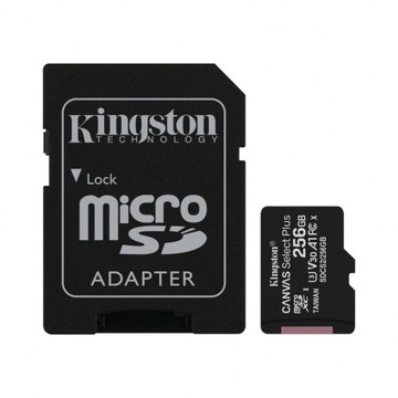 Karta pamięci Kingston microSD 256GB + adapter