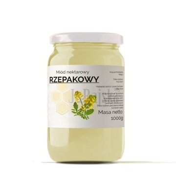 Prawdziwy Miód Rzepakowy 1kg