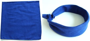 CHUSTKA BANDAMKA APASZKA BANDANA RÓŻNE gł niebiesk