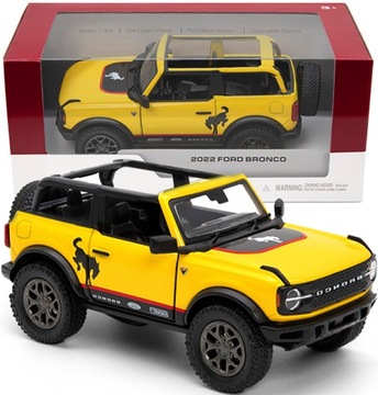 SAMOCHÓD AUTO METALOWE MODEL 2022 FORD BRONCO 1:34 ZABAWKA DLA DZIECI