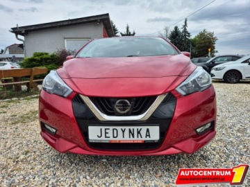 Nissan Micra V 1.0 IG-T 100KM 2019 Nissan Micra Tekna Kamera Cofania Nawigacja Bordowa Perla Led, zdjęcie 9