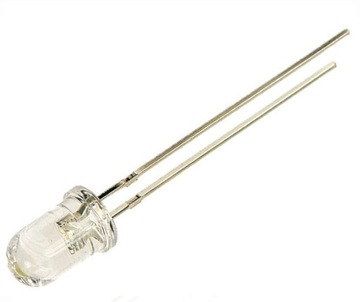 LED5W-SJ5C Dioda LED 5 mm NN biała 5000 mcd (zimna ok. 5300K)
