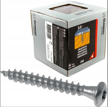 Wkręty do złączy ciesielskich Anchor 5x40 250szt