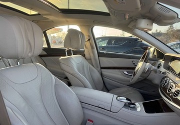 Mercedes Klasa S W222 Limuzyna 350 Blue TEC 258KM 2015 Mercedes-Benz Klasa S 350d 4matic 2015r masaze dach panoramiczny jasne wne, zdjęcie 6