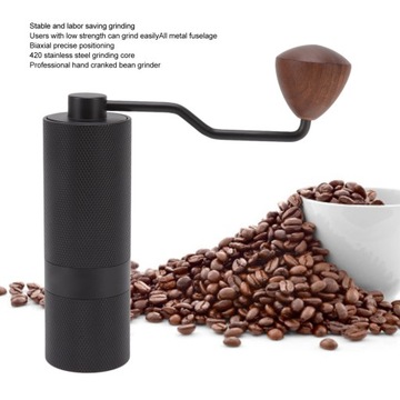 РУЧНАЯ СТАЛЬНАЯ КОФЕМОЛКА, РЕГУЛИРУЕМАЯ