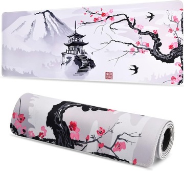 GAMINGOWA PODKŁADKA POD MYSZ 90X40CM NA BIURKO XXL PREZENT JAPONIA AZJA