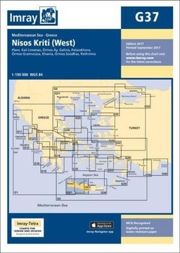 Imray CHART G37: NISOS KRITI WEST G SERIES - Imray [КНИГА]