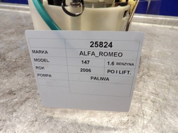 ALFA ROMEO 147 ČERPADLO PALIVA PLOVÁK 0580314016