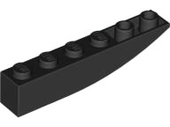 LEGO 42023 Skos 6x1 odwrócony Czarny 6112323 4160409 1szt NOWY