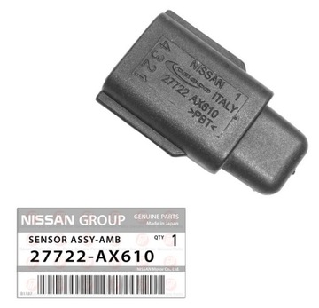 CZUJNIK TEMPERATURY ZEWNĘTRZNEJ NISSAN 27722-AX610 ORYGINAŁ