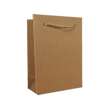 Ekologiczna torebka z tektury falistej 13x8x18,5cm