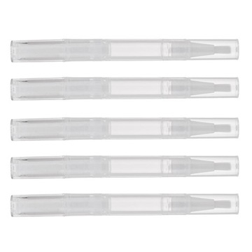 5 sztuk pustego długopisu, pisaka do wybielania zębów, lakieru do paznokci i rzęs