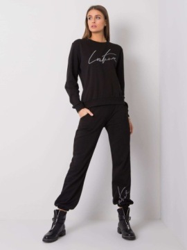 Комфортный женский спортивный костюм HAFT HW20 черный 40 L