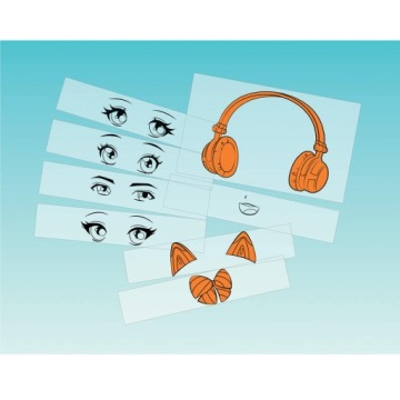 Доска для рисования с подсветкой MAPED Планшет-аватар МАНГА